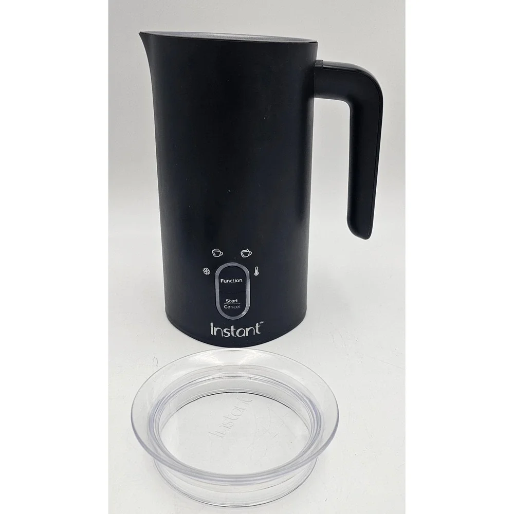 Instant Milk Frother 10 MB 4-in-1 Electric Coffee Foam Maker Black 500W
